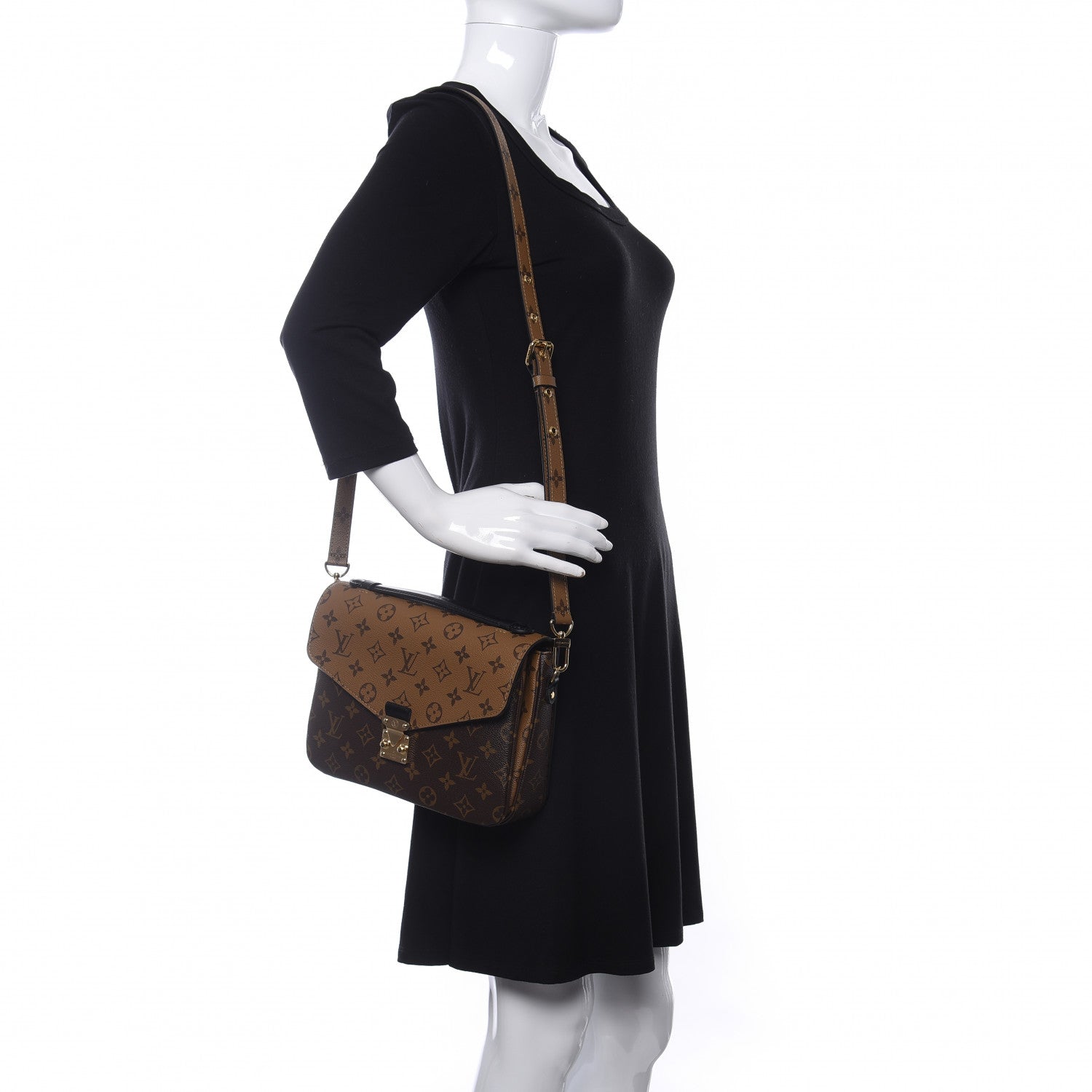 Louis Vuitton Reverse Monogram Pochette Metis 2 of 8