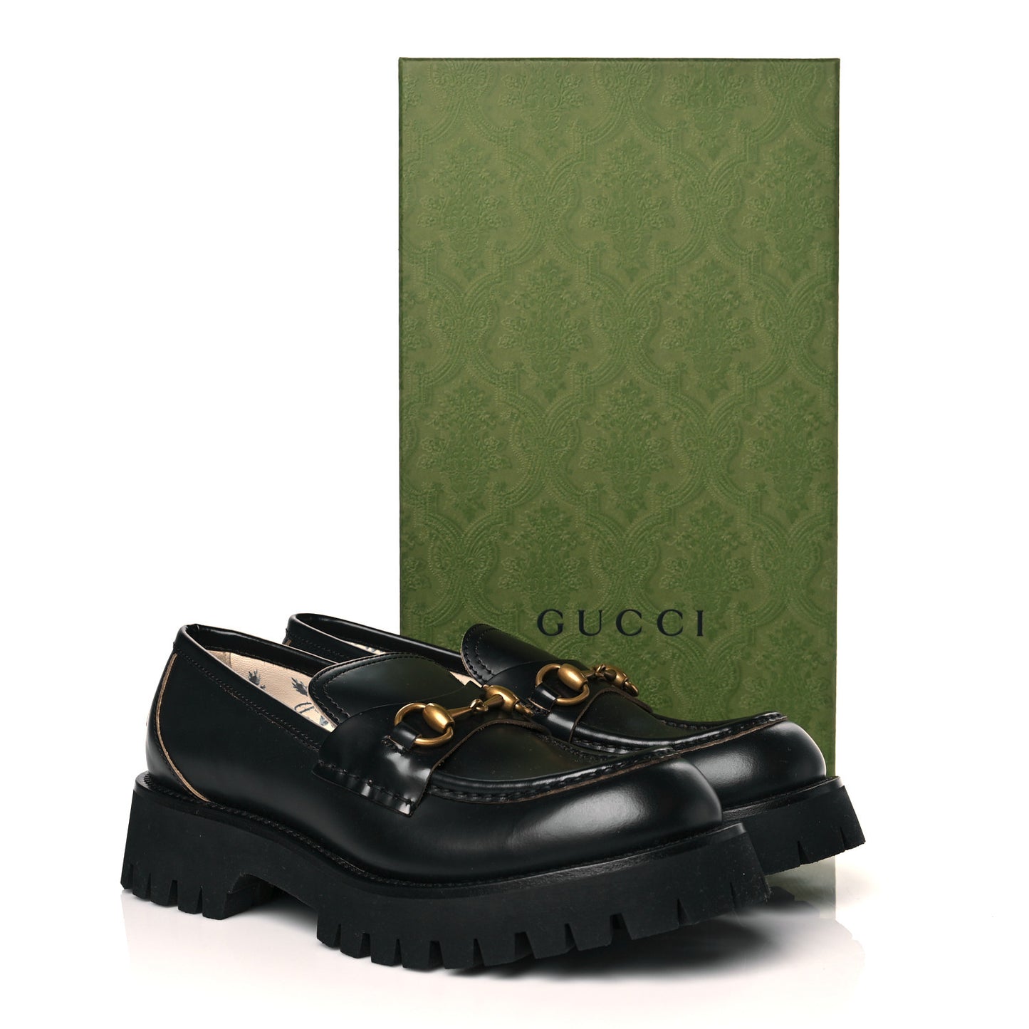 Cordovan Lux Womens Harald Horsebit 25mm Platform Loafers 40.5 Black