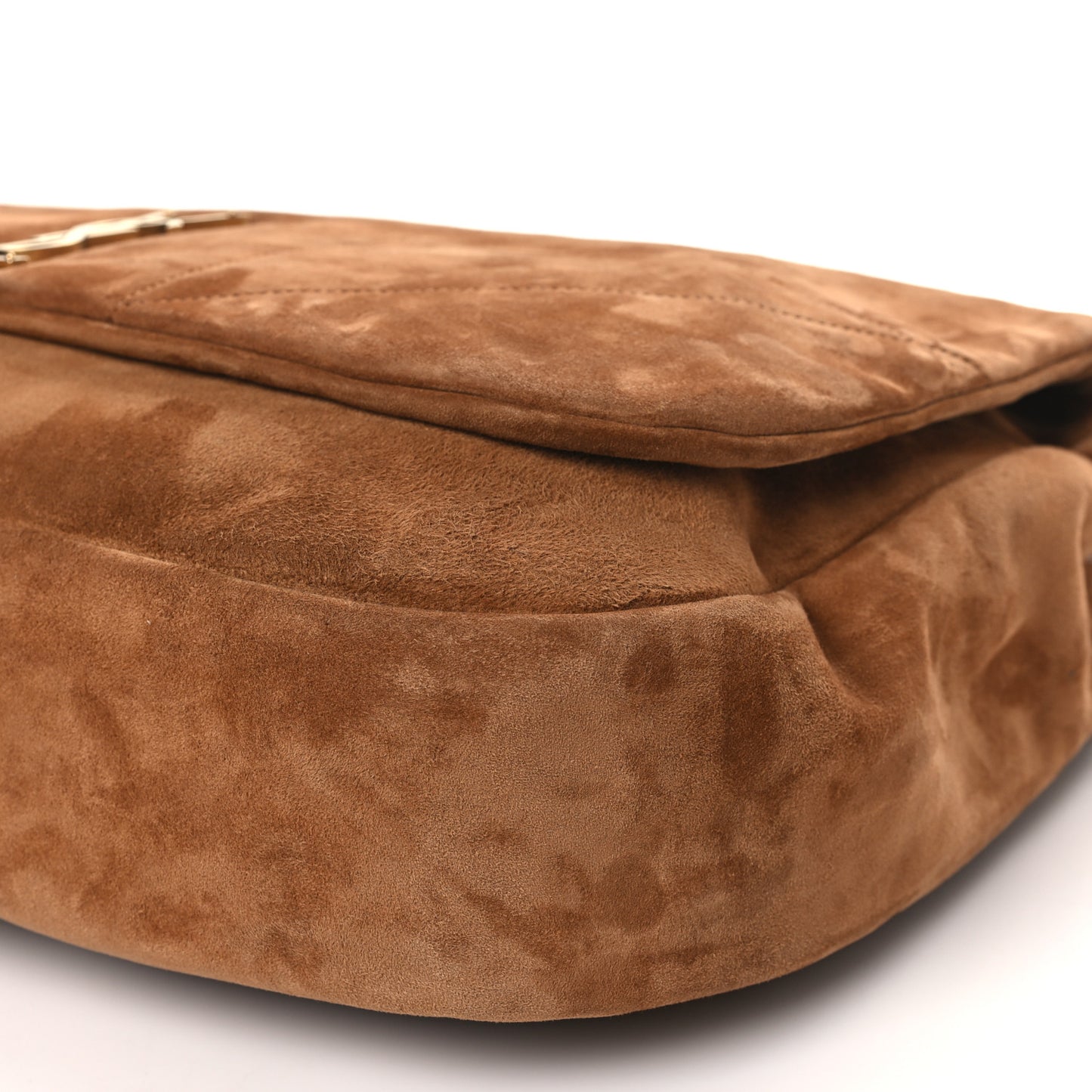 Suede Matelasse Monogram Large Jamie 4.3 Snuff