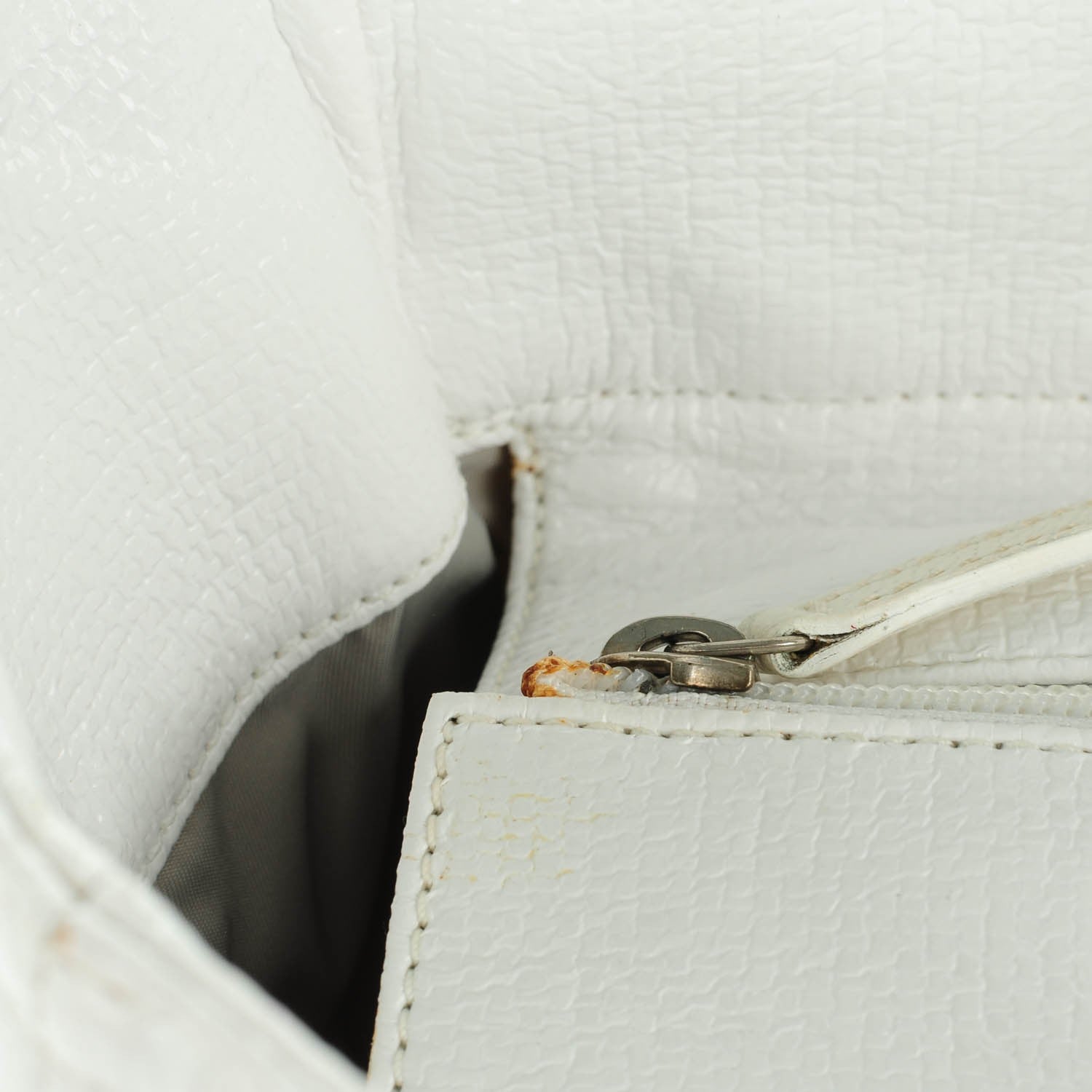 Chanel Coated Canvas Large Paris Biarritz Tote White 9 of 9