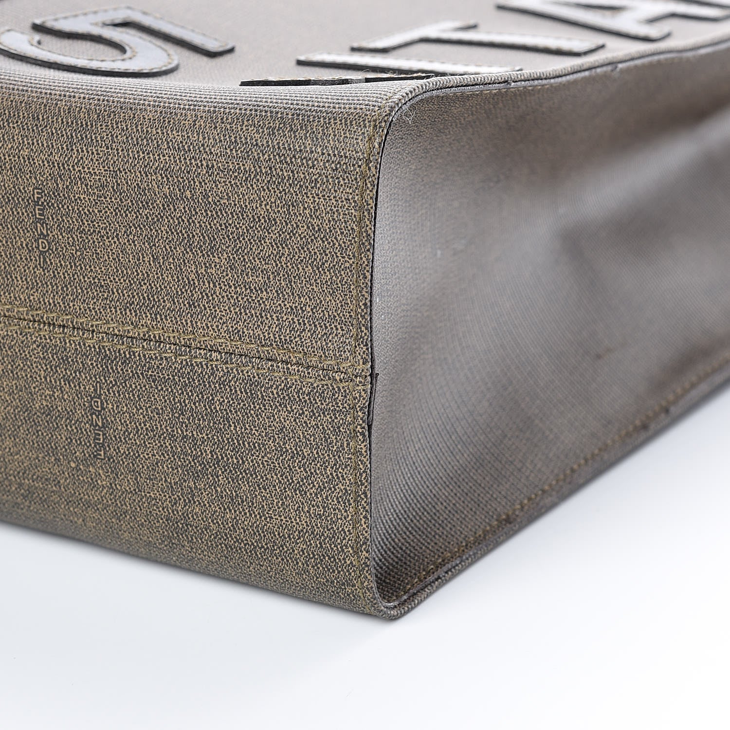 Fendi Canvas Roma 1925 Tote Tobacco 8 of 13