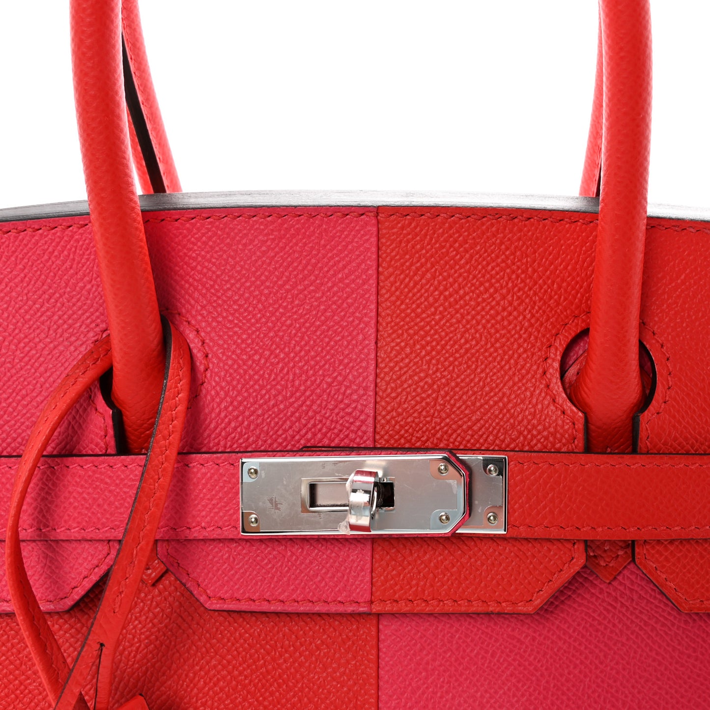 Epsom Casaque Birkin Sellier 30 Rouge Coeur Rose Extreme Bleu Zanzibar