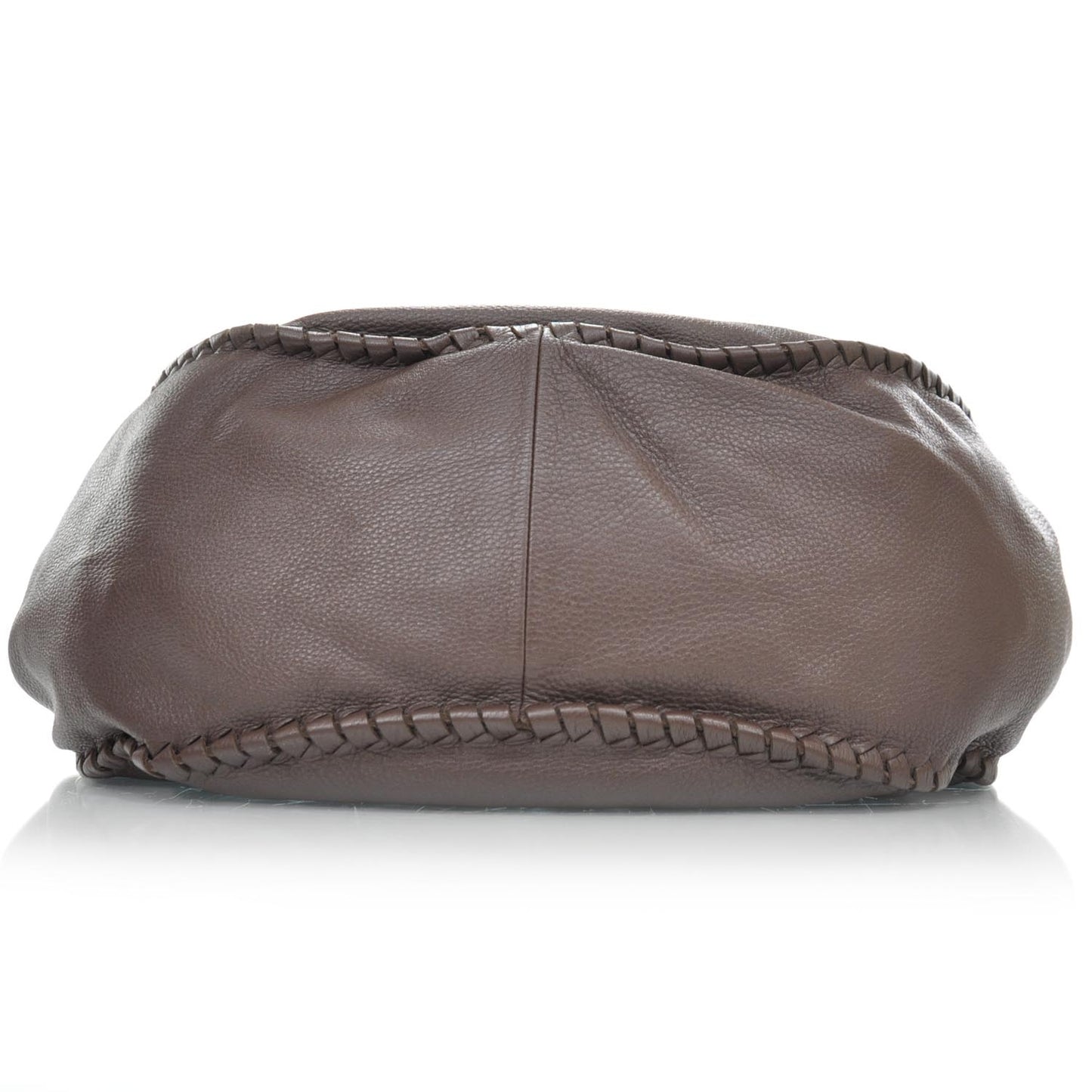 Cervo Woven Detail Hobo Truffle
