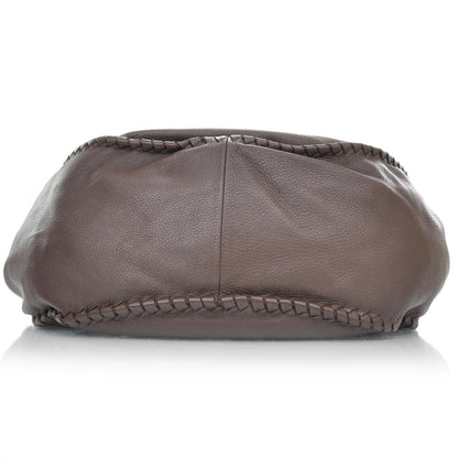 Bottega Veneta Cervo Woven Detail Hobo Truffle 5 of 9