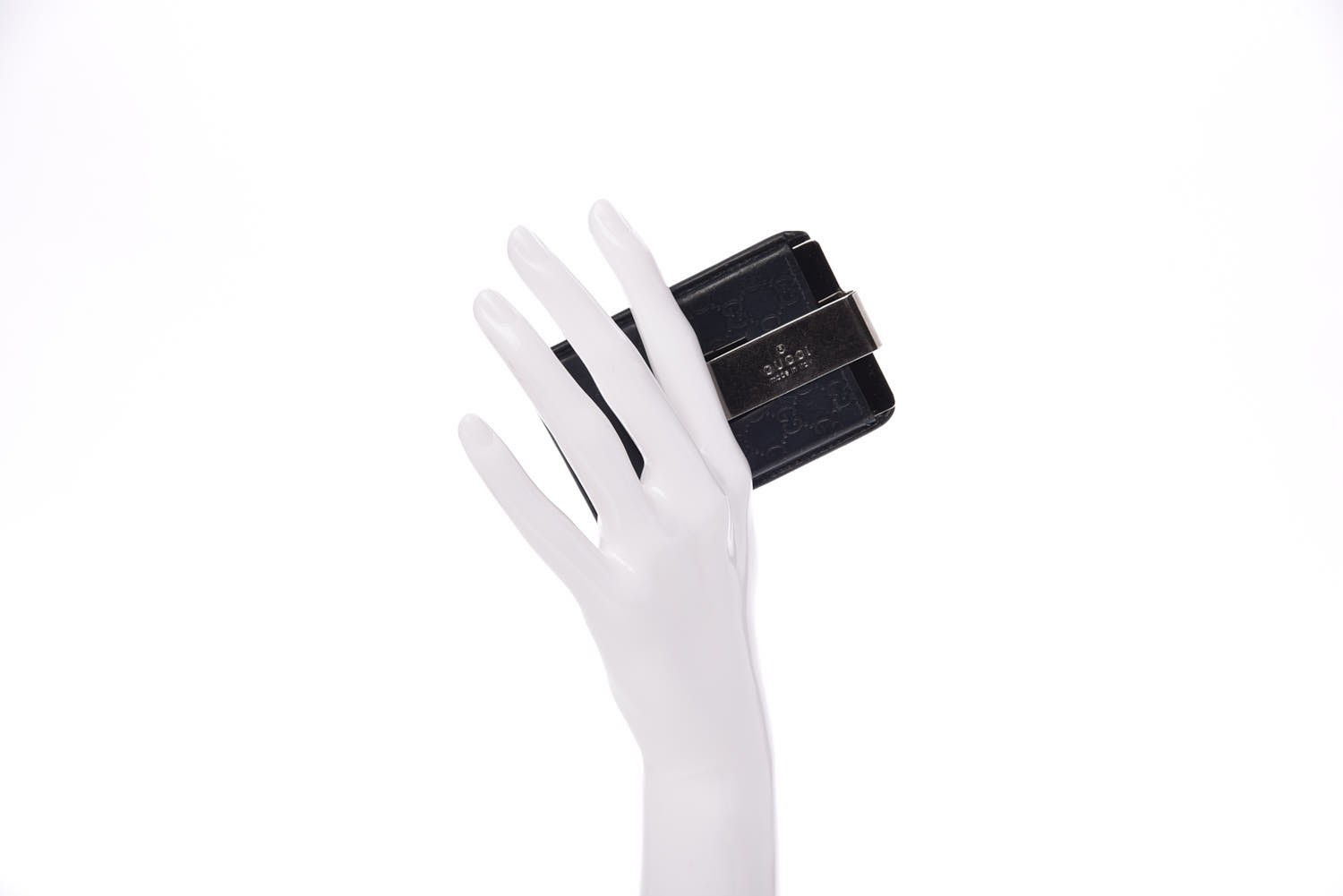 Gucci Guccissima Money Clip Navy 2 of 7