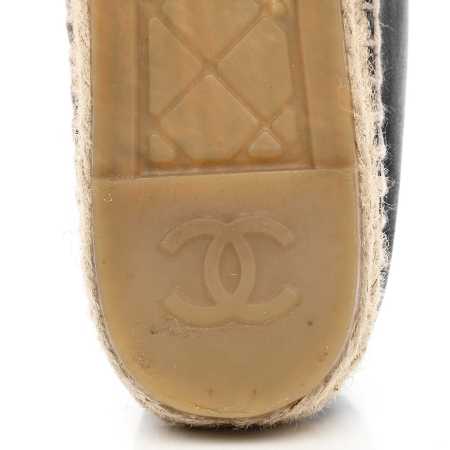Lambskin CC Espadrilles 38 Black