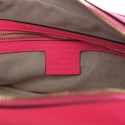 Gucci Canvas Flora Floral Shoulder Bag White Fuchsia Fluo 5 of 9