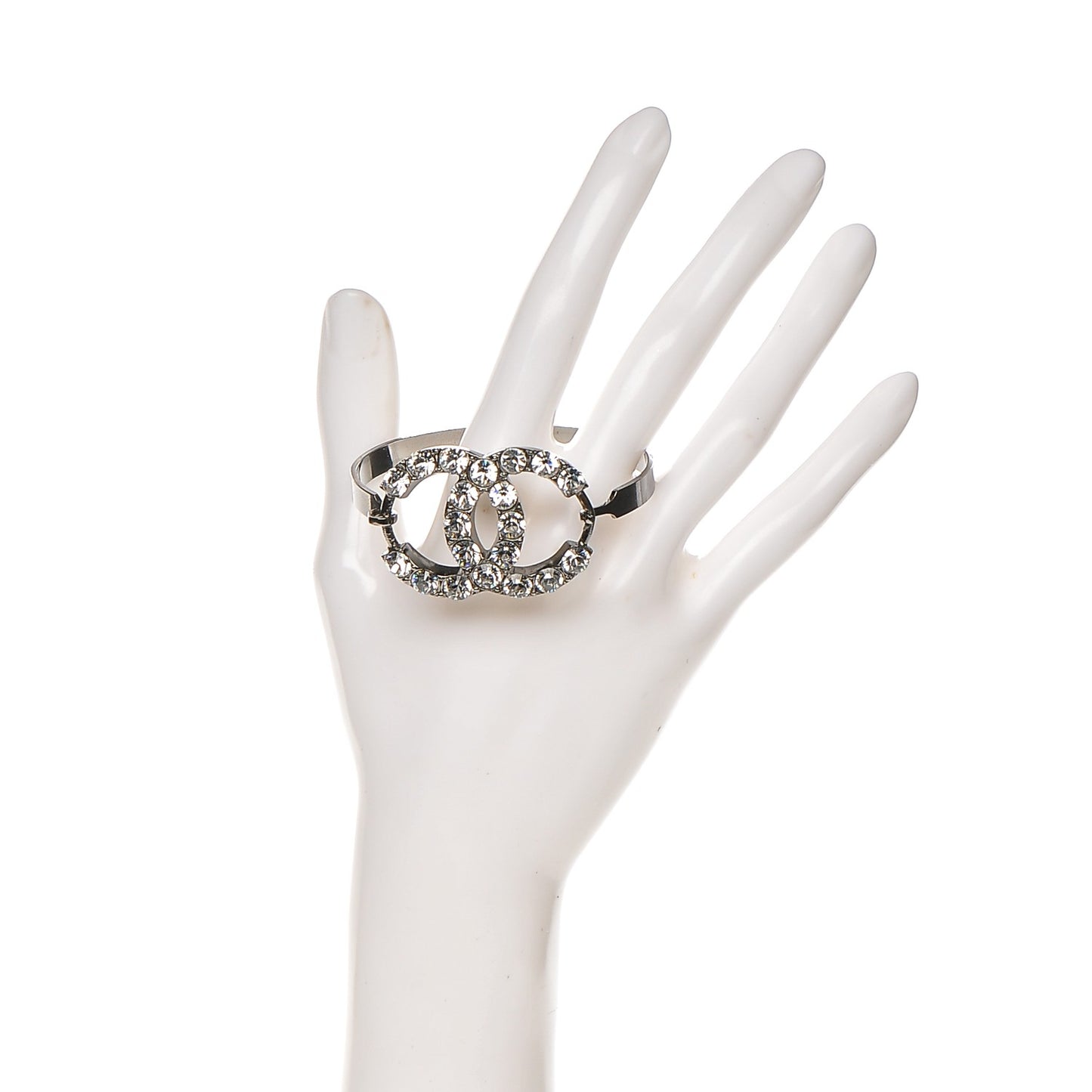 Crystal CC Bracelet Silver