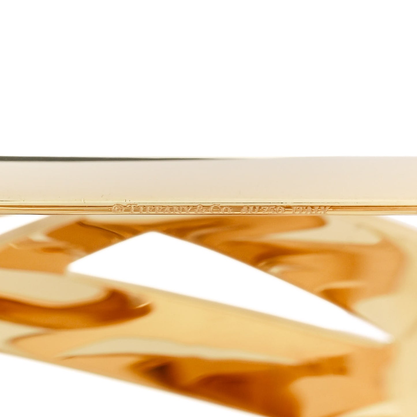 18K Yellow Gold Wide Atlas Cuff Bracelet