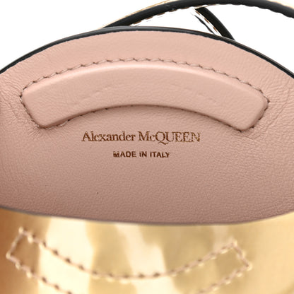 Alexander McQueen Metallic Calfskin The Curve Mini Shoulder Bag Gold 7 of 7