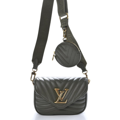 Louis Vuitton Calfskin New Wave Multi Pochette Kaki 10 of 10
