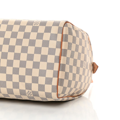 Louis Vuitton Damier Azur Speedy 30 10 of 13