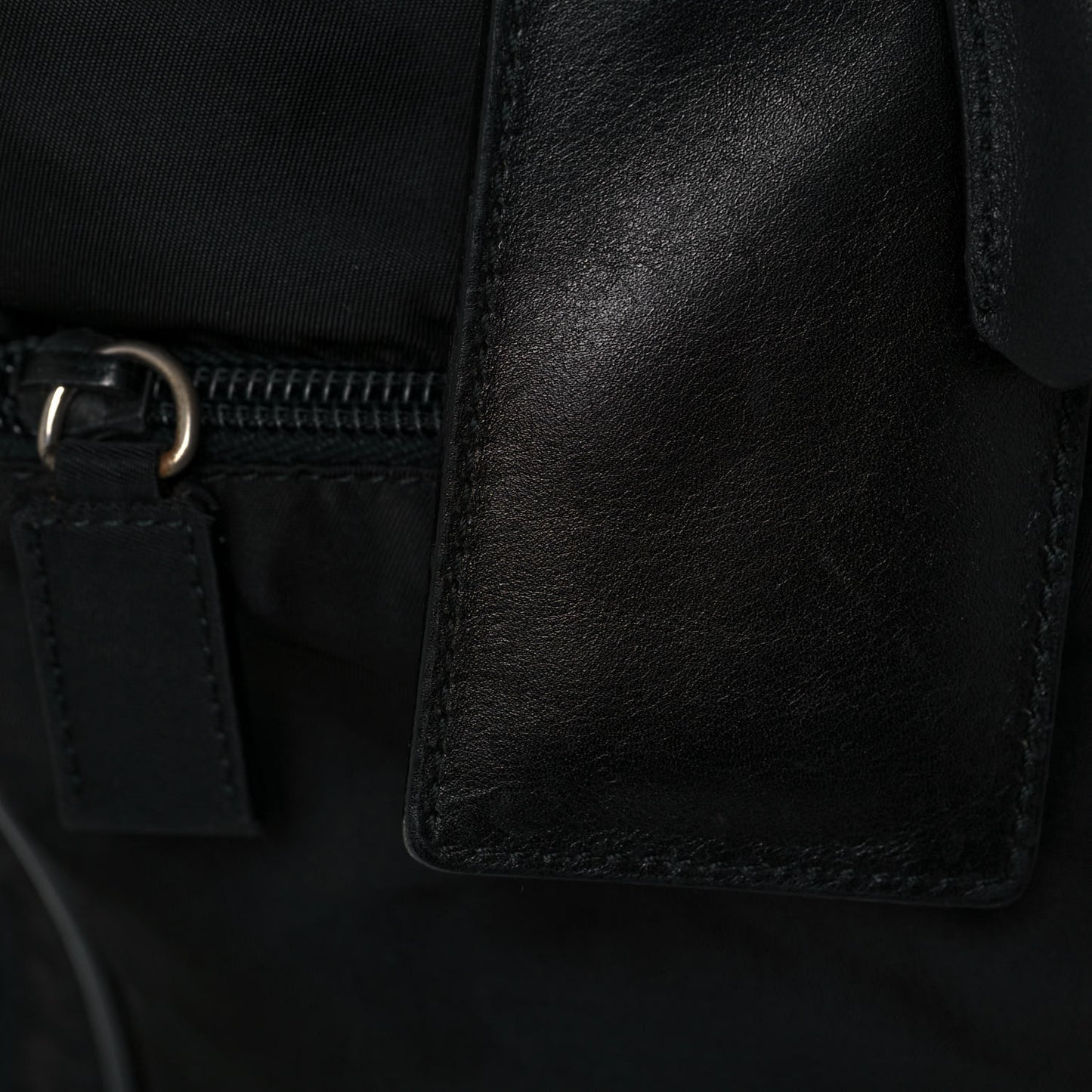 Tessuto Nylon Viaggio Travel Bag Black