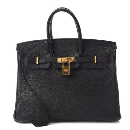 Hermes Togo Birkin 25 Black 1 of 38