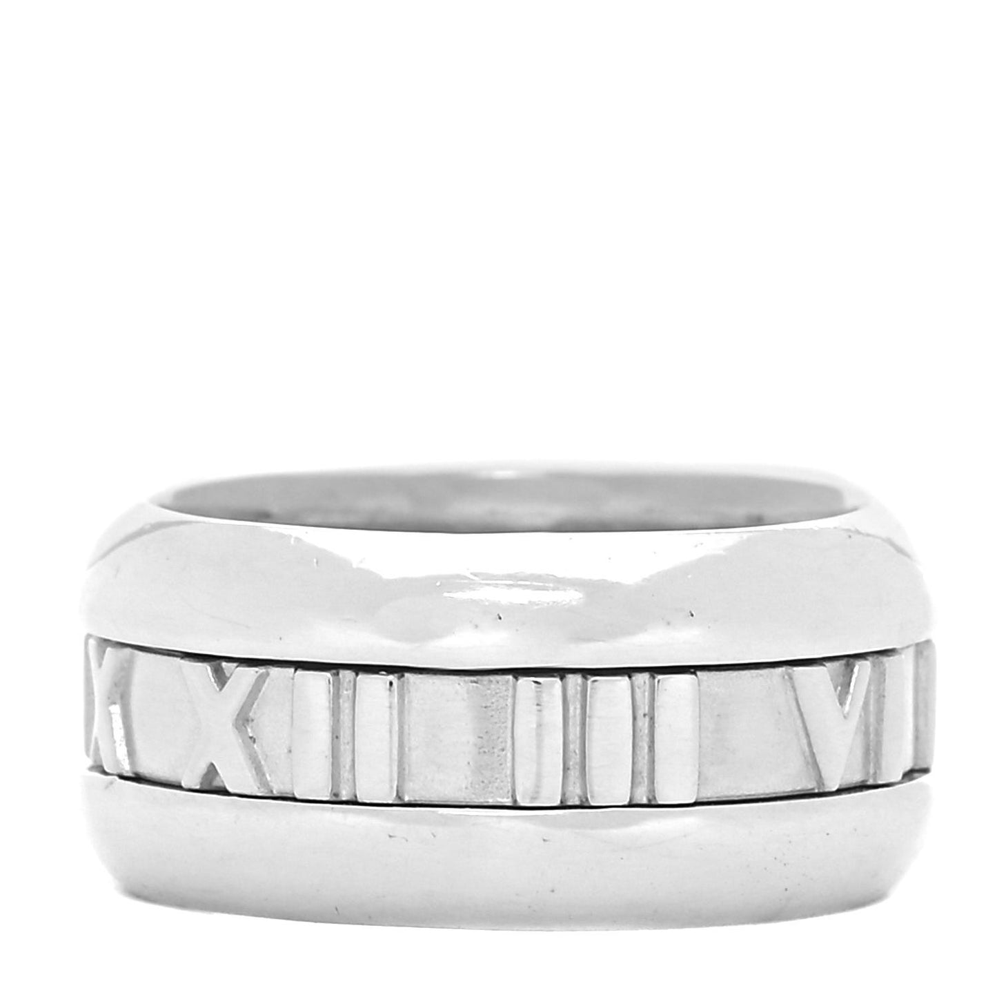 Sterling Silver Atlas Band Ring 52 6