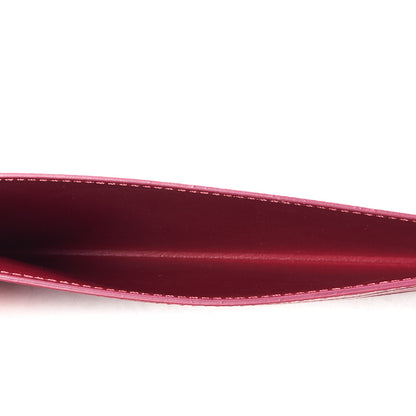 Louis Vuitton Calfskin Felicie Card Holder Insert Fuchsia 6 of 7