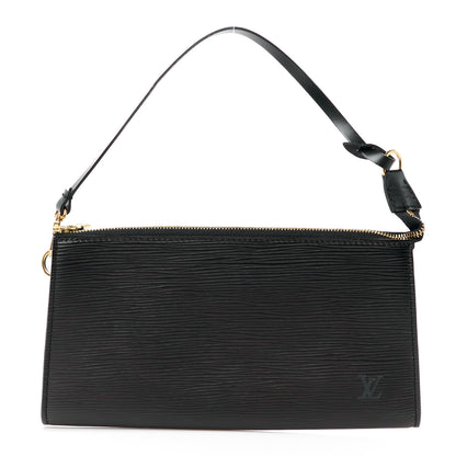 Louis Vuitton Epi Pochette Accessories 24 Black 1 of 12