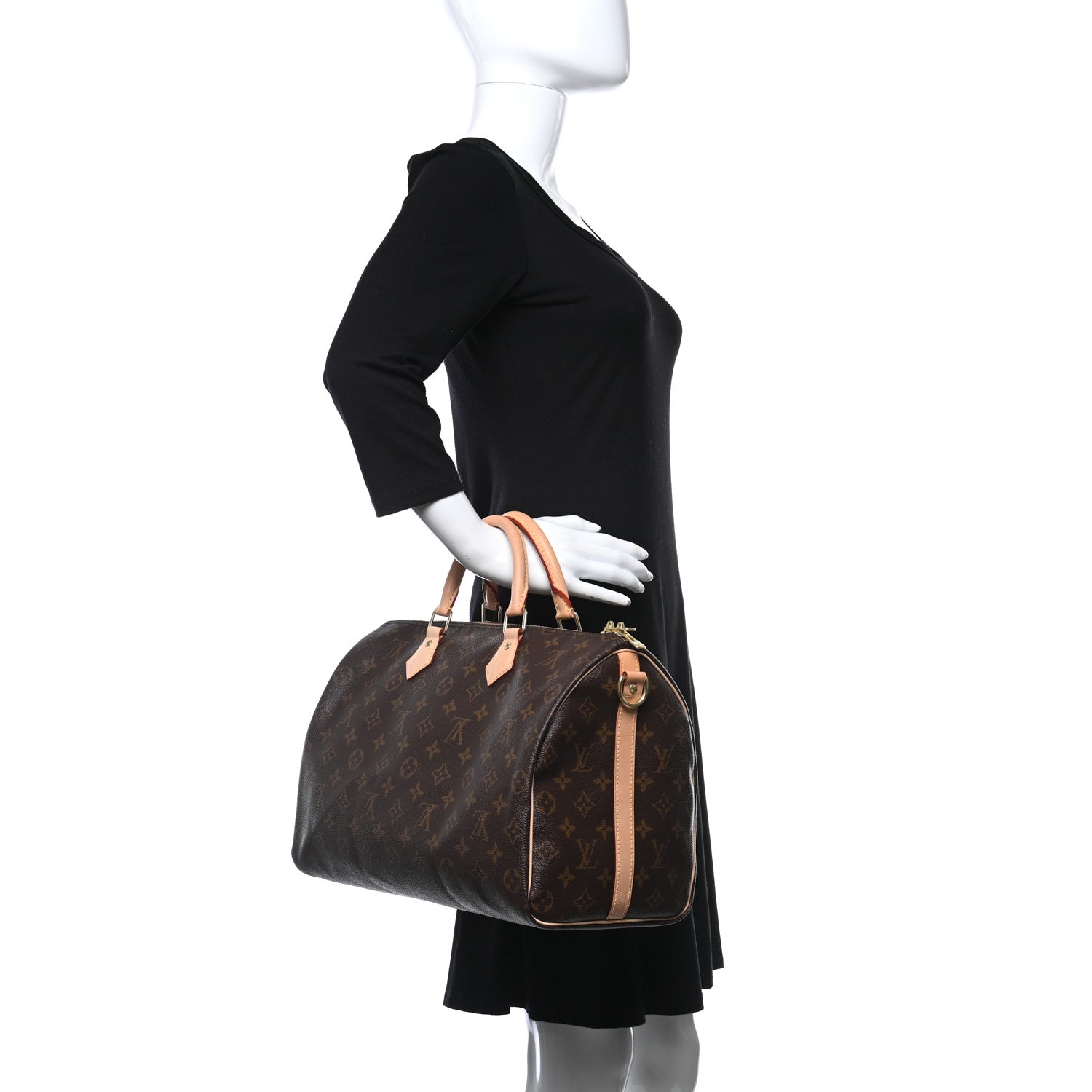 Louis Vuitton Monogram Speedy Bandouliere 35 2 of 11