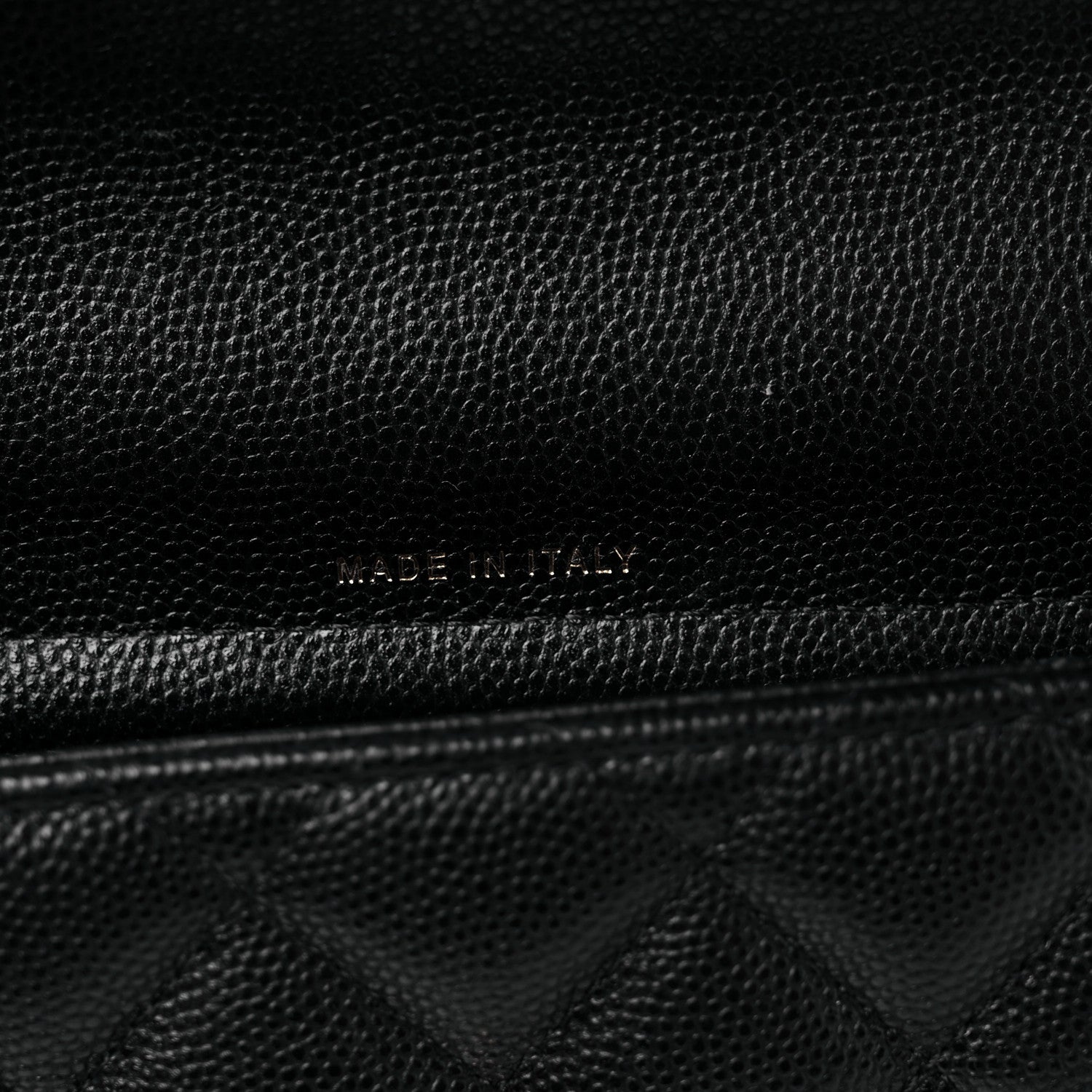 Chanel Caviar Quilted Flap Phone Holder With Chain Black 8 of 12