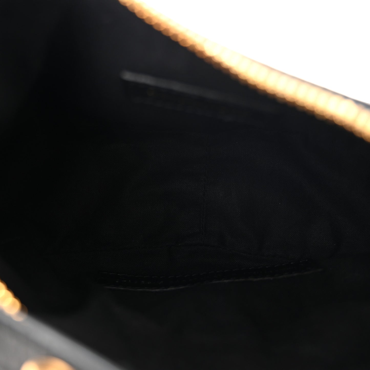 Extra Supple Calfskin Crocodile Embossed Le Cagole Shoulder Bag XS Black