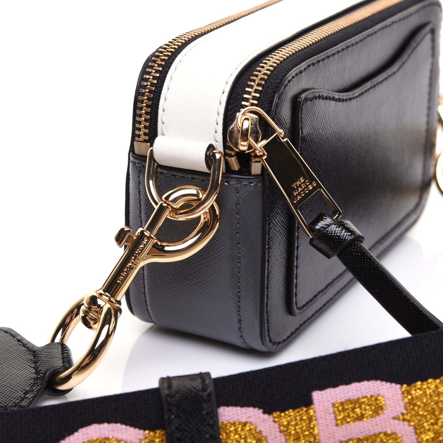 Marc Jacobs Saffiano Small Snapshot Camera Bag Black 20 of 21