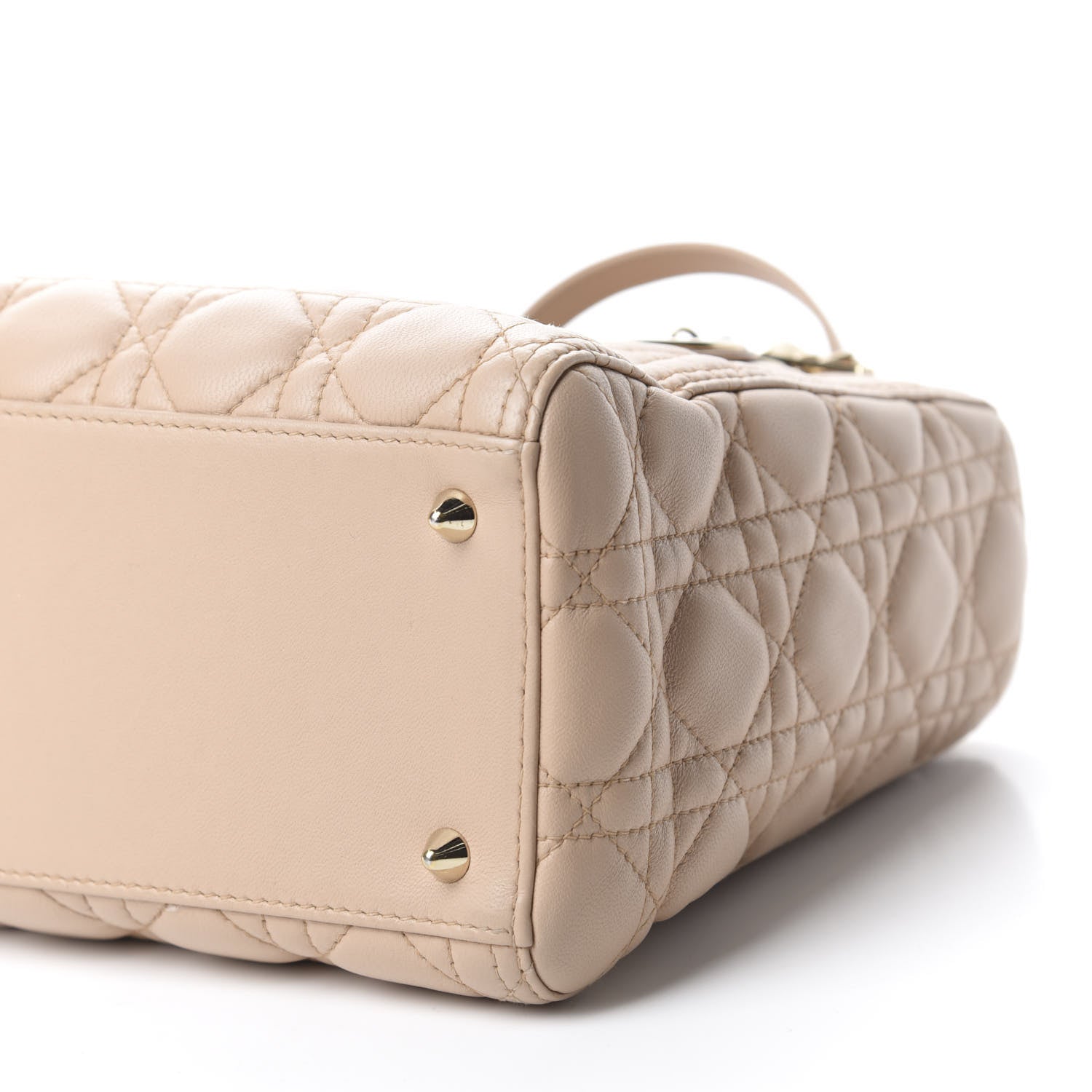 Christian Dior Lambskin Cannage Medium Lady Dior Light Pink 7 of 10