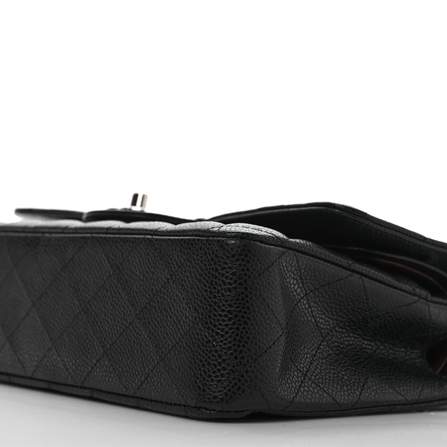 Chanel Caviar Quilted Medium Double Flap Black 9 of 11