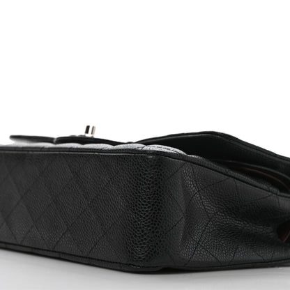 Chanel Caviar Quilted Medium Double Flap Black 9 of 11