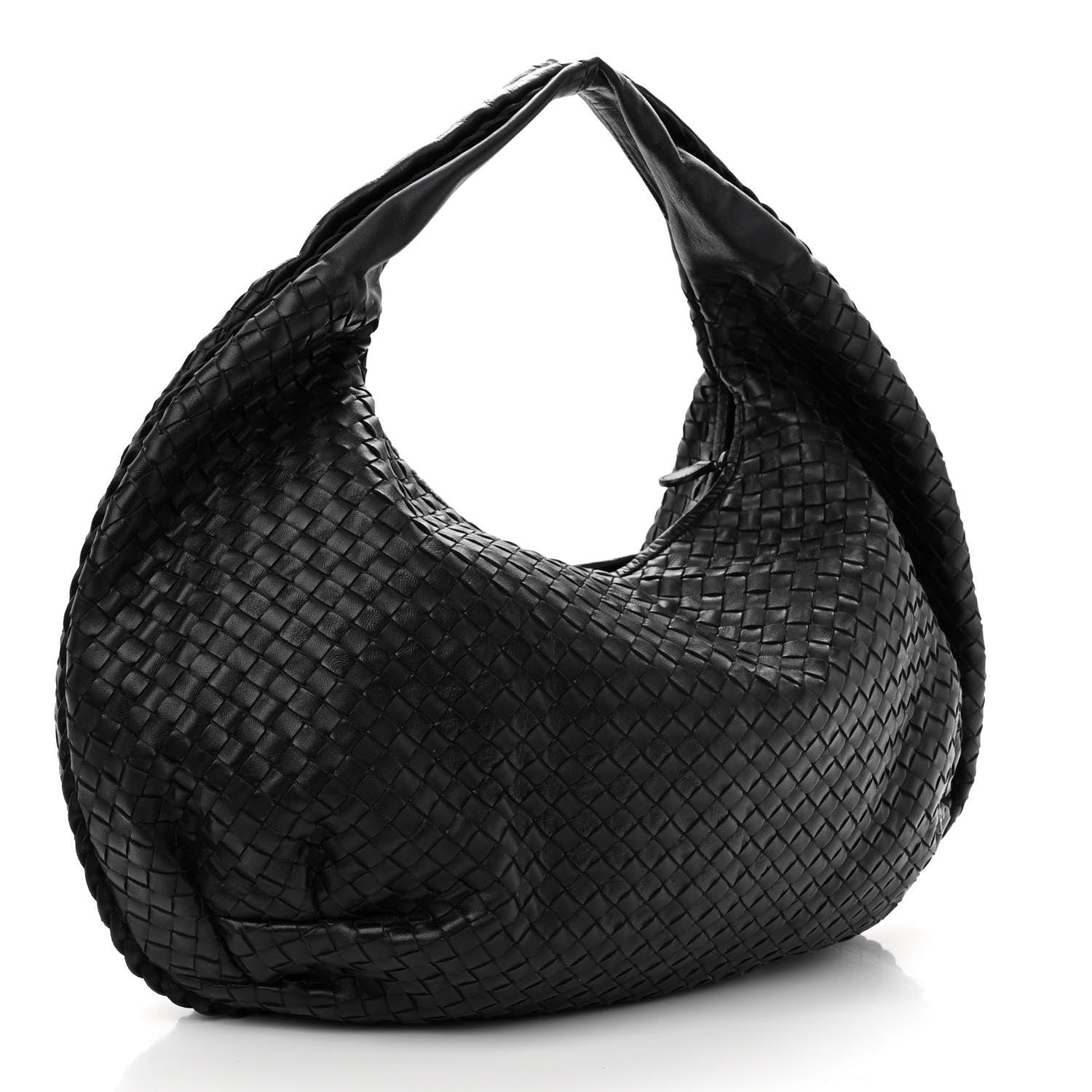 Bottega Veneta Nappa Intrecciato Large Veneta Hobo Black 3 of 9