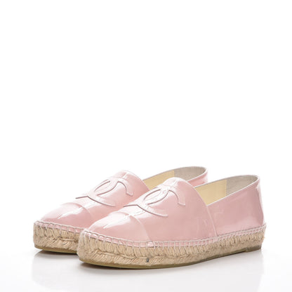 Chanel Patent CC Espadrilles 39 Pink 3 of 9