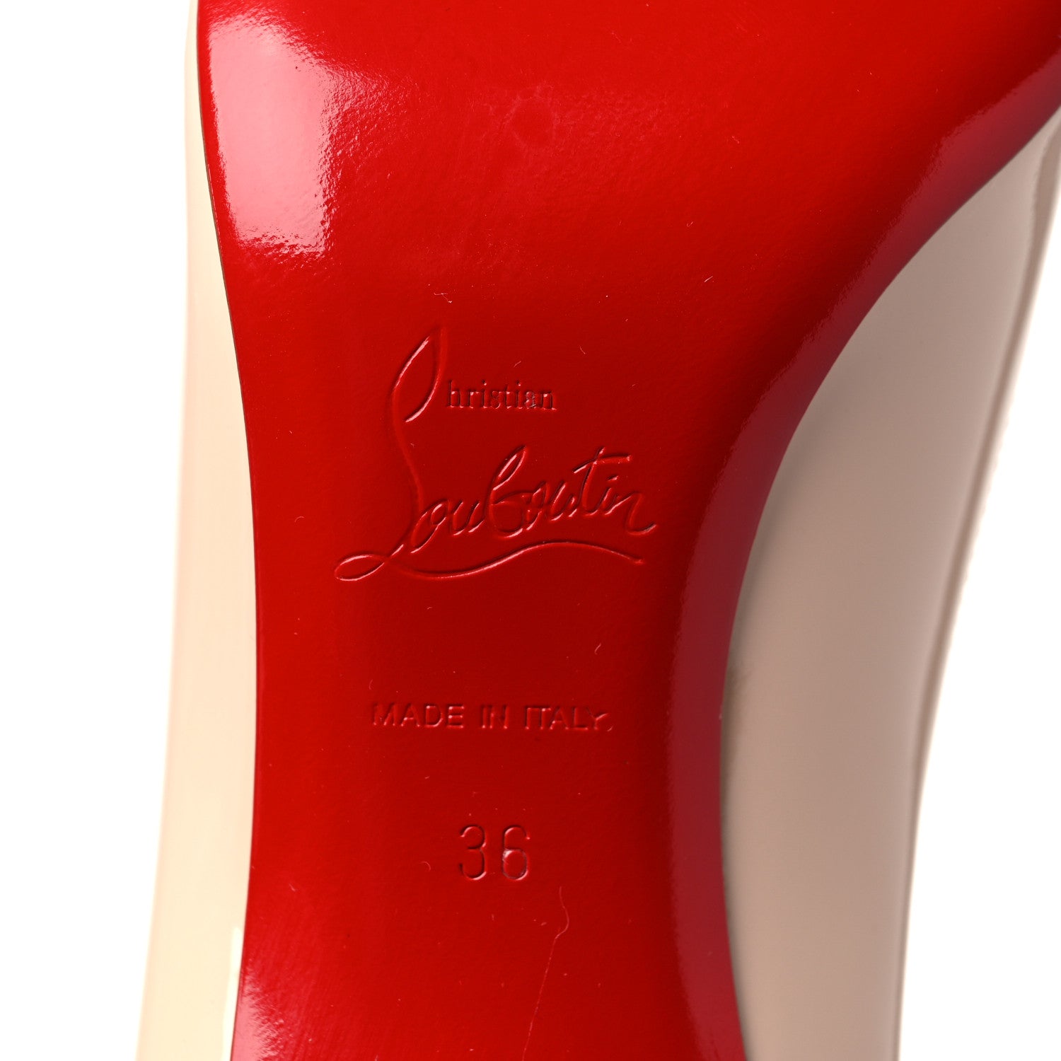 Christian Louboutin Patent Simple 70 Pumps 36 Ballerina 6 of 8