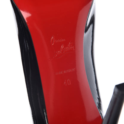 Christian Louboutin Patent Pigalle 100 Pumps 40 Black 6 of 9