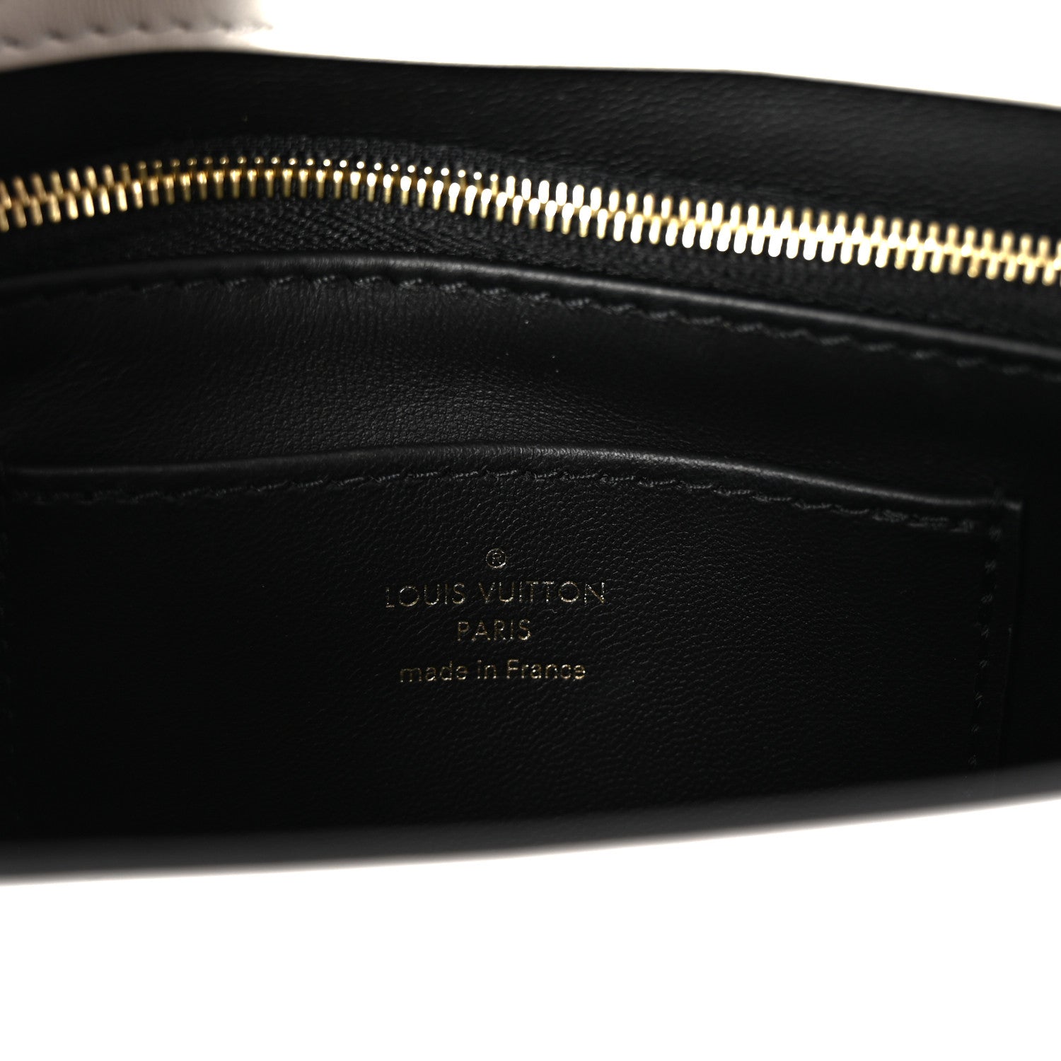 Louis Vuitton Lambskin Malletage Top Handle GO-14 MM White Black 6 of 9
