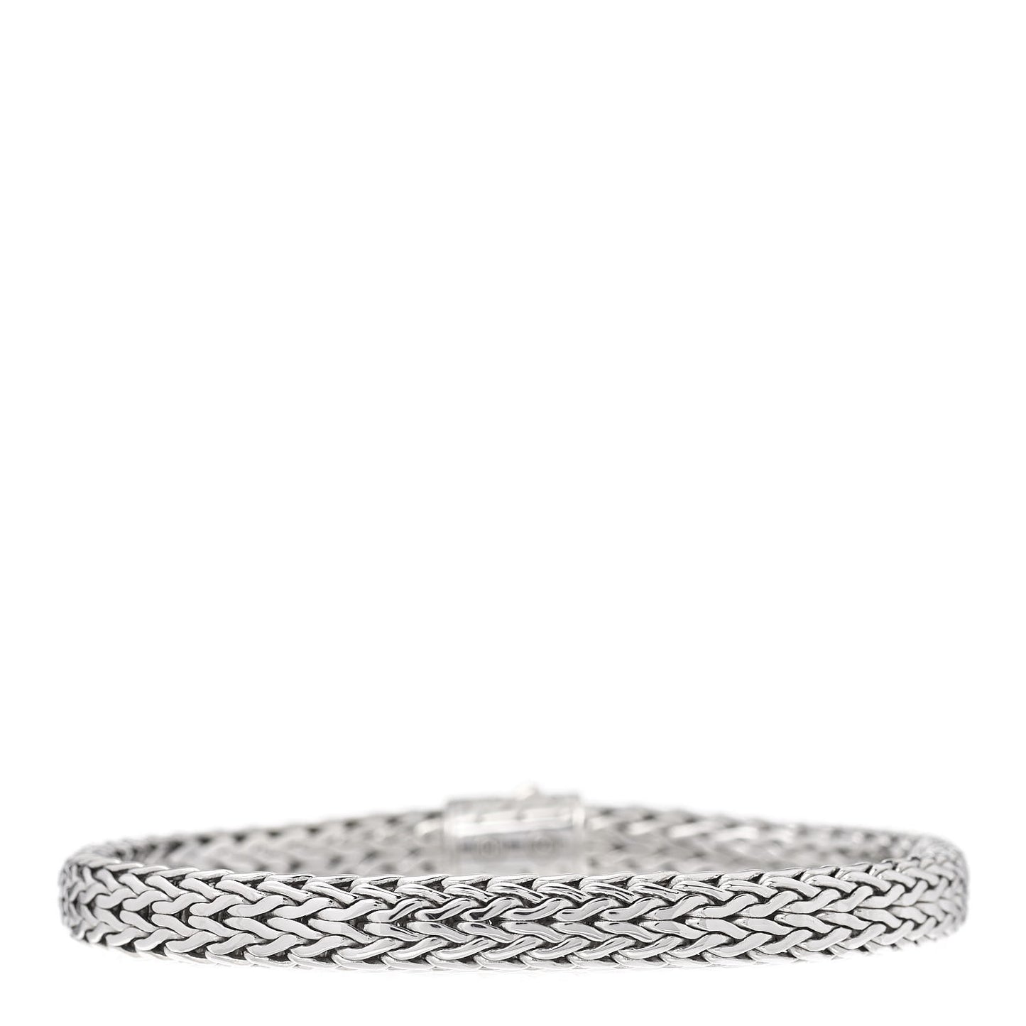 Sterling Silver Black Sapphire 7.5mm Classic Chain Bracelet