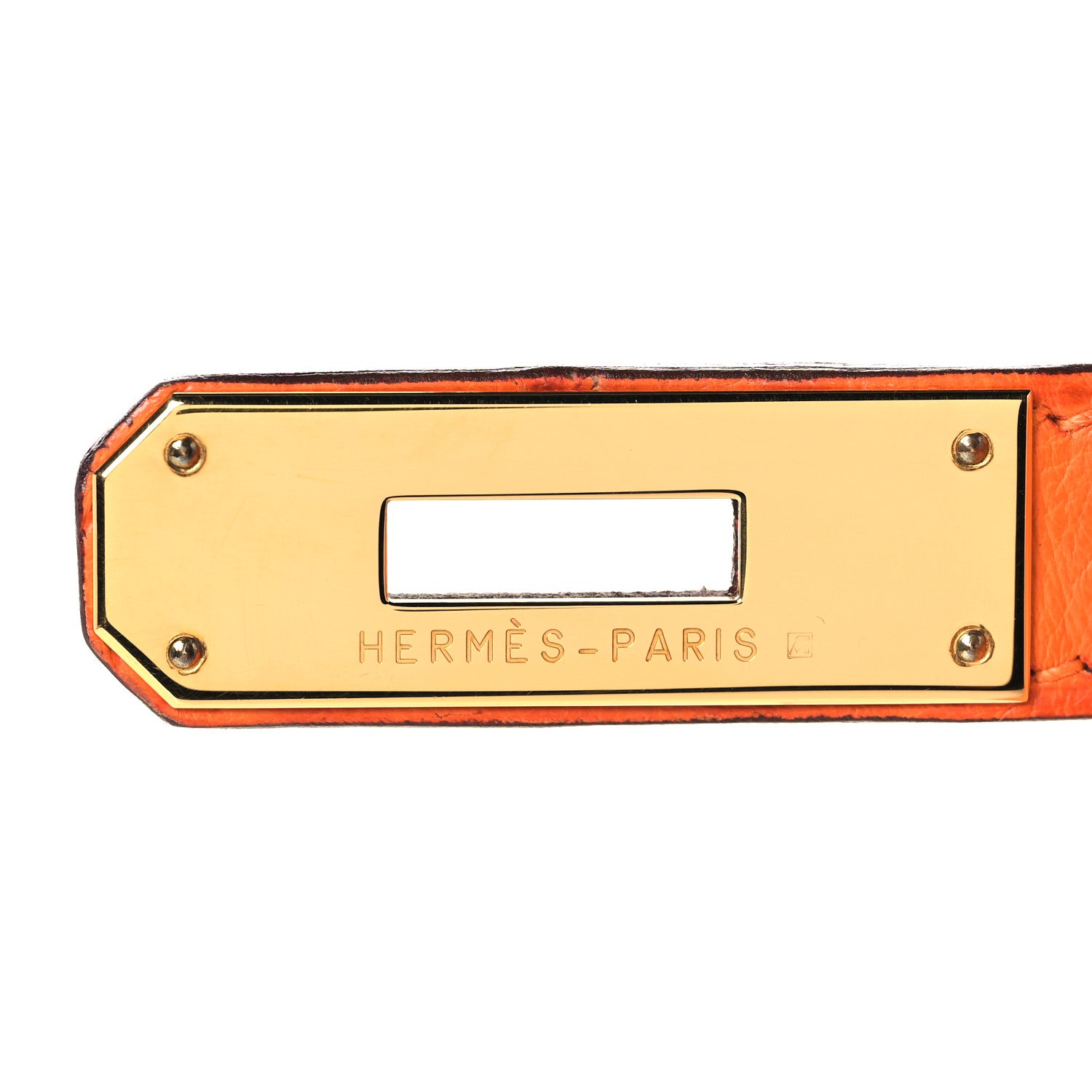 Hermes Ostrich Birkin 35 Orange 13 of 35
