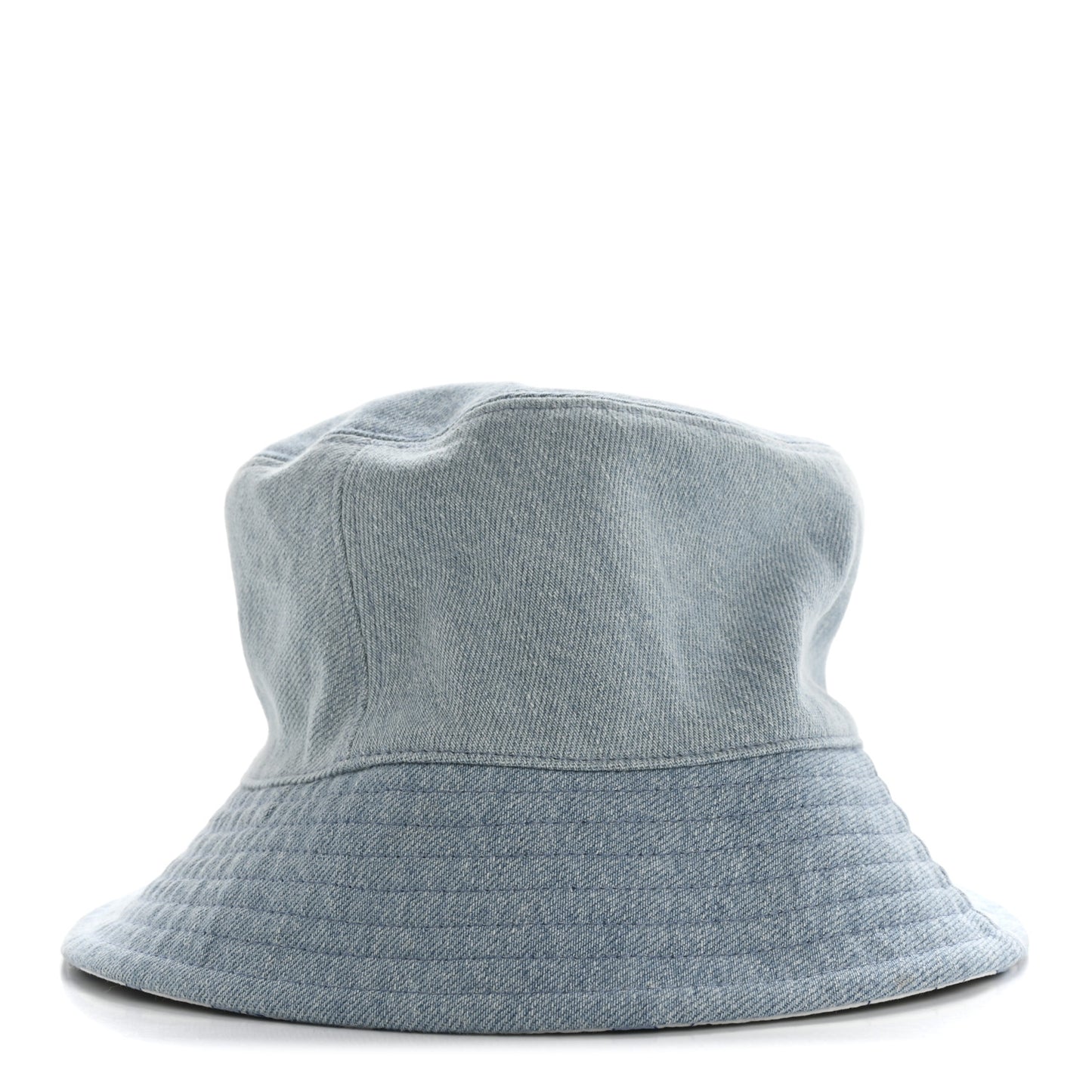 Denim Sequin Reversible Bucket Hat Blue