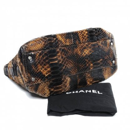 Chanel Python Cerf Shopper Tote 7 of 7