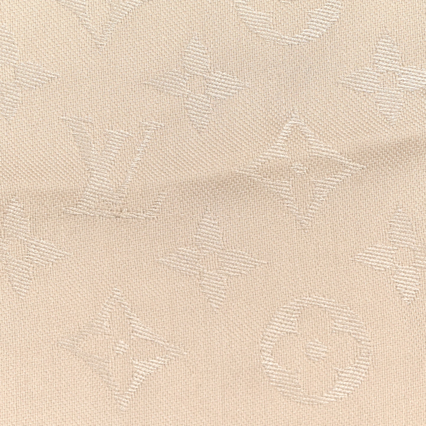 Silk Wool Monogram Shawl Greige