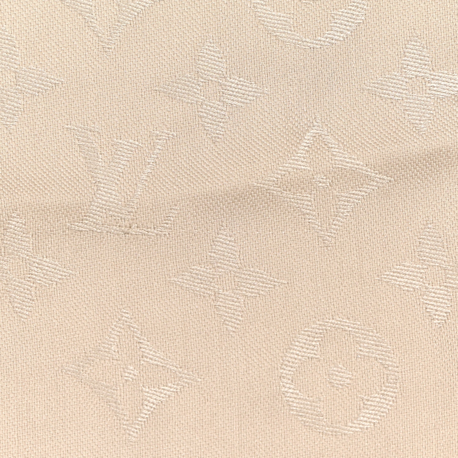 Louis Vuitton Silk Wool Monogram Shawl Greige 4 of 7