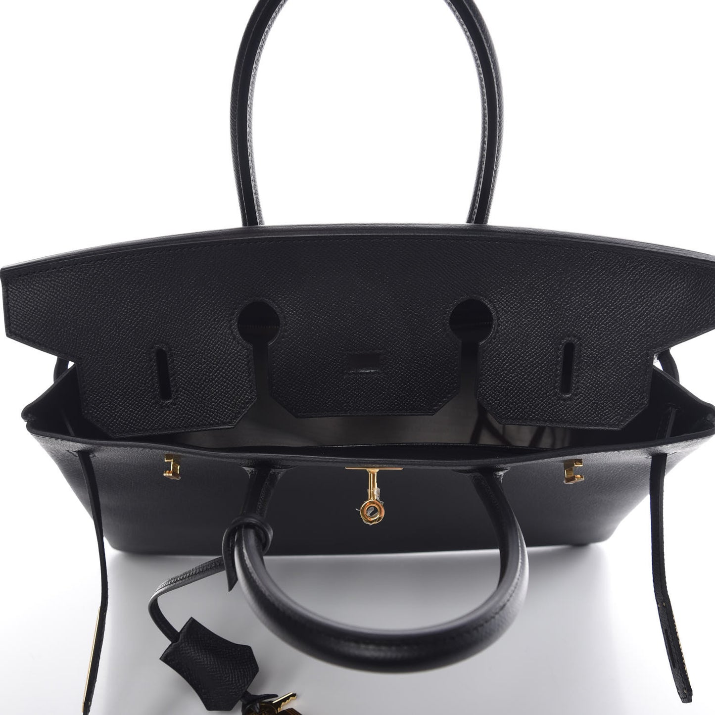 Epsom Birkin 35 Black