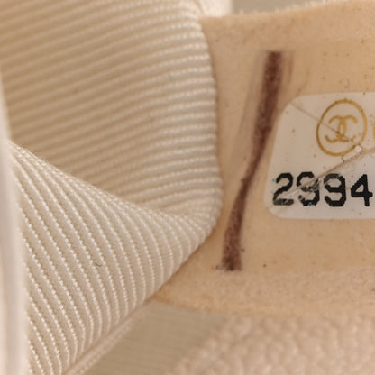 Chanel Caviar Chevron Quilted Small Boy Flap White 7 of 10