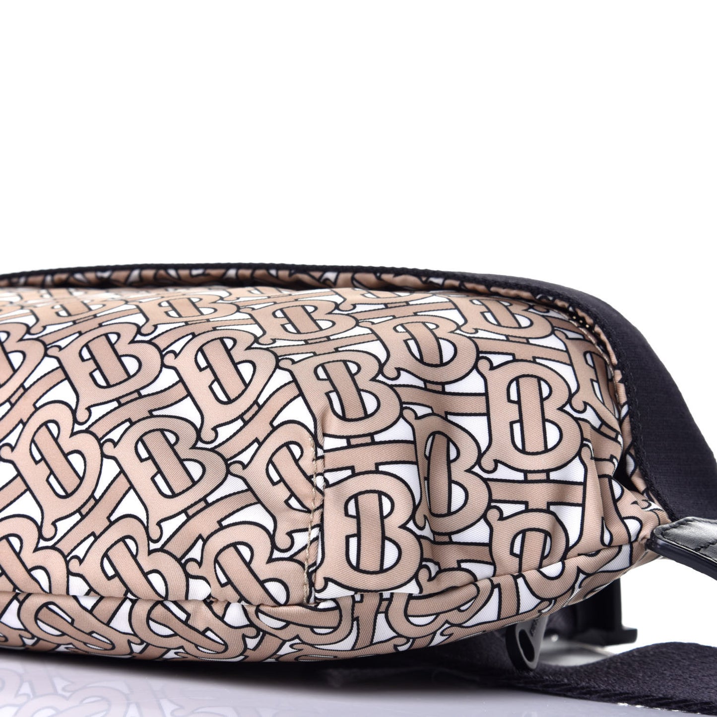 Nylon Monogram Sonny Bum Bag Beige