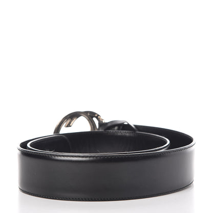 Gucci Calfskin Interlocking G Belt 80 32 Black 3 of 8