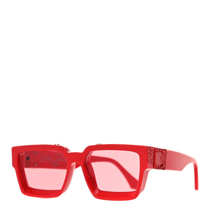 Louis Vuitton Acetate 1.1 Millionaires Z1599E Sunglasses Red 1 of 7
