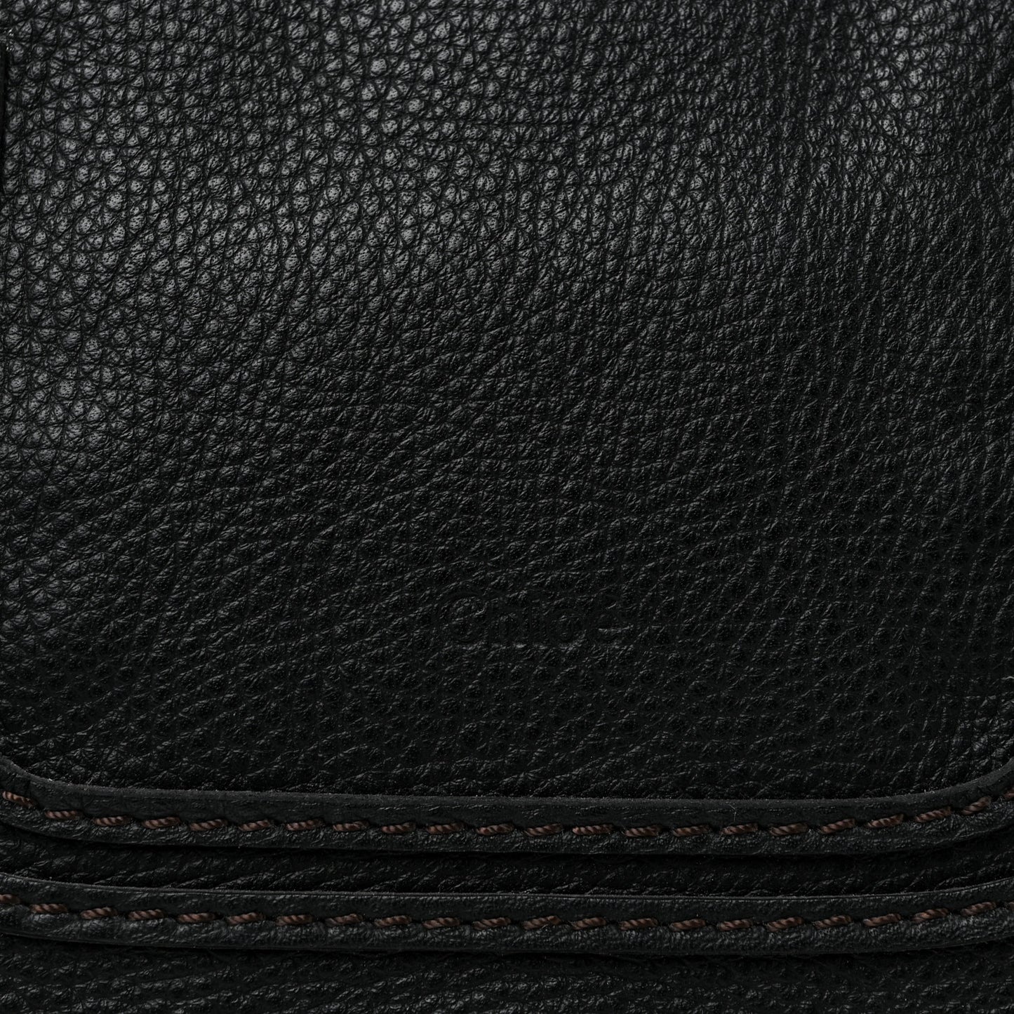 Calfskin Small Marcie Satchel Black