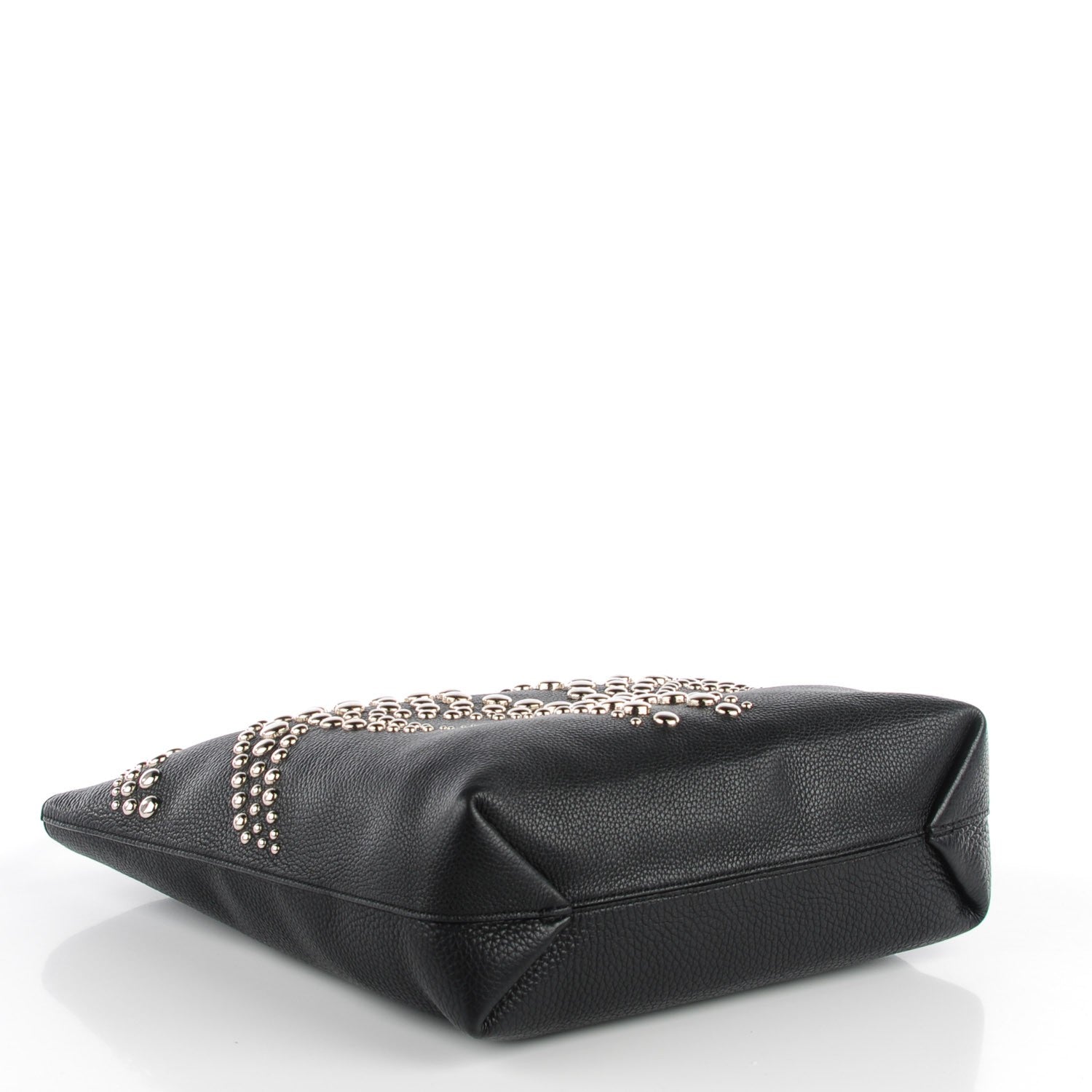 Alexander Wang Pebbled Calfskin Studded Prisma Tote Black 4 of 7