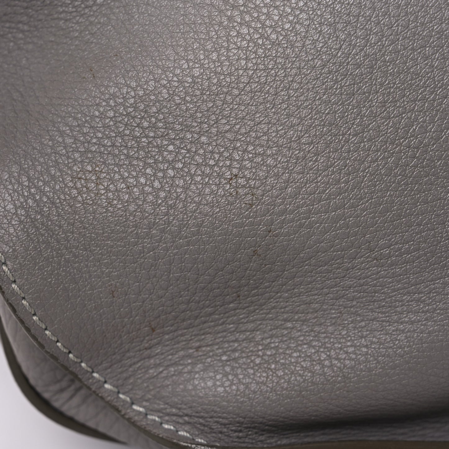 Calfskin Medium Marcie Round Crossbody Bag Cashmere Grey
