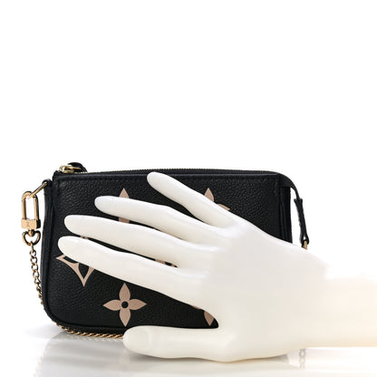 Louis Vuitton Empreinte Monogram Giant Mini Pochette Accessories Black 2 of 10