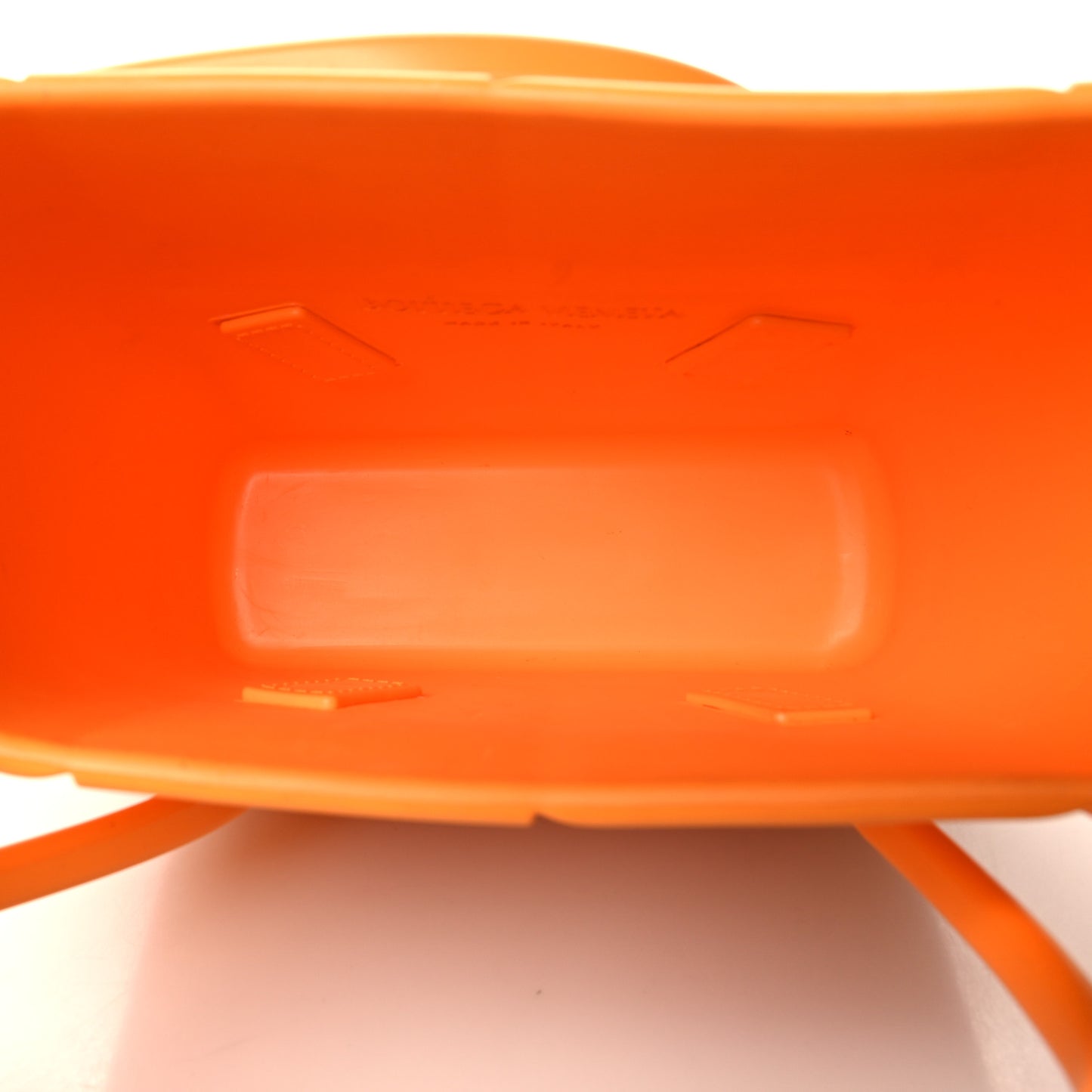 Rubber Maxi Intrecciato Mini Arco Tangerine