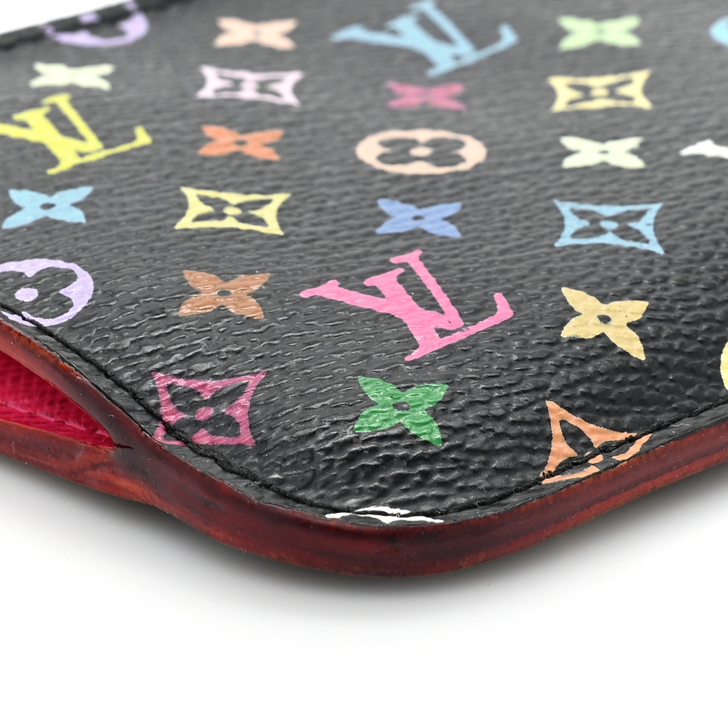 Monogram Multicolor Key Pouch Black Grenade